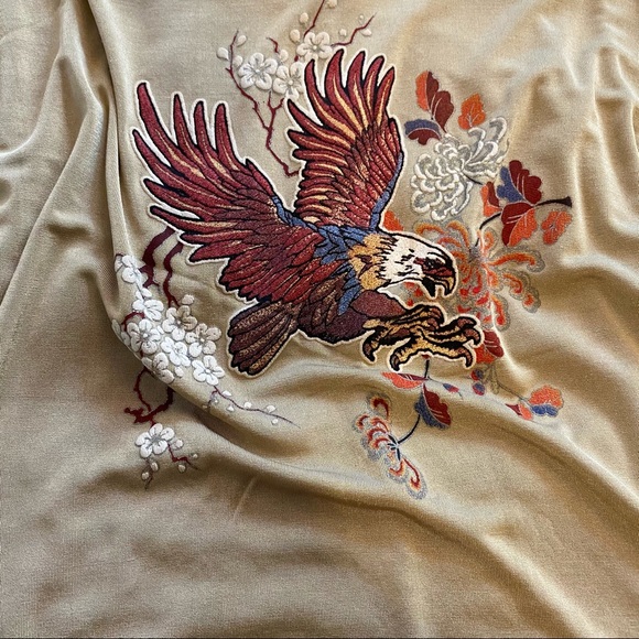 Zara Eagle Print Slinky Mini Dress - Picture 3 of 7